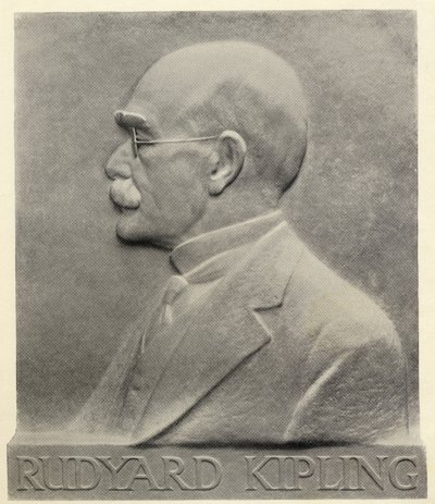 Joseph Rudyard Kipling, a Plaque by Patrick Synge-Hutchison, from 